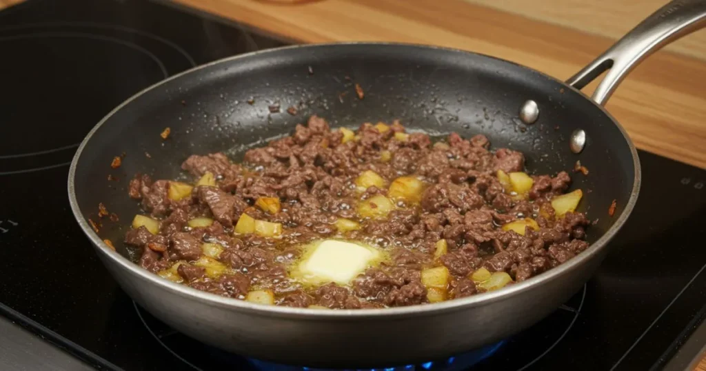 chipped beef flour dumplings potatoes recipe