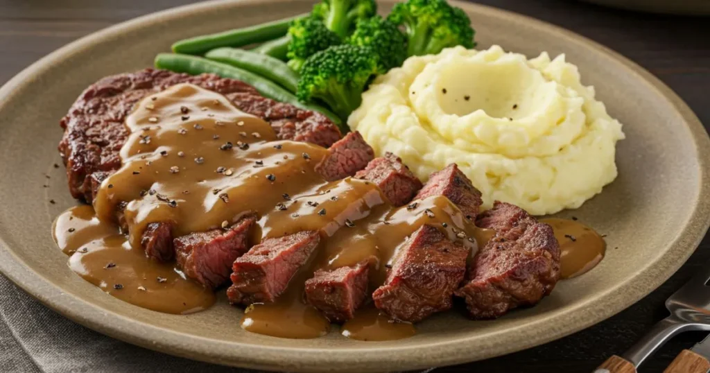 pepper steak recipe with gravy