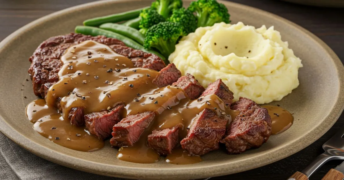 pepper steak recipe with gravy