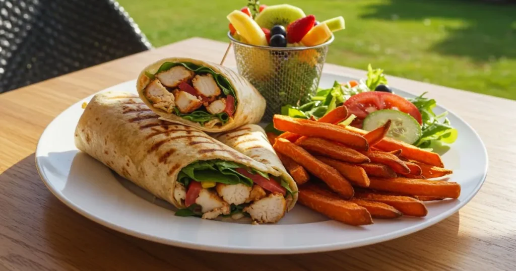 grilled chicken wrap