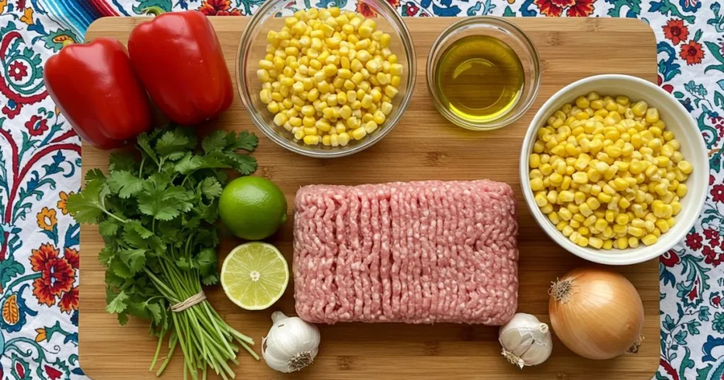 ground chicken mexican corn recipe