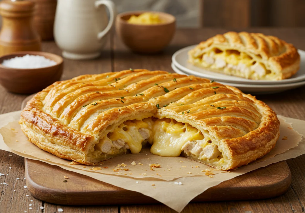 chicken and cheese jalousie recipe