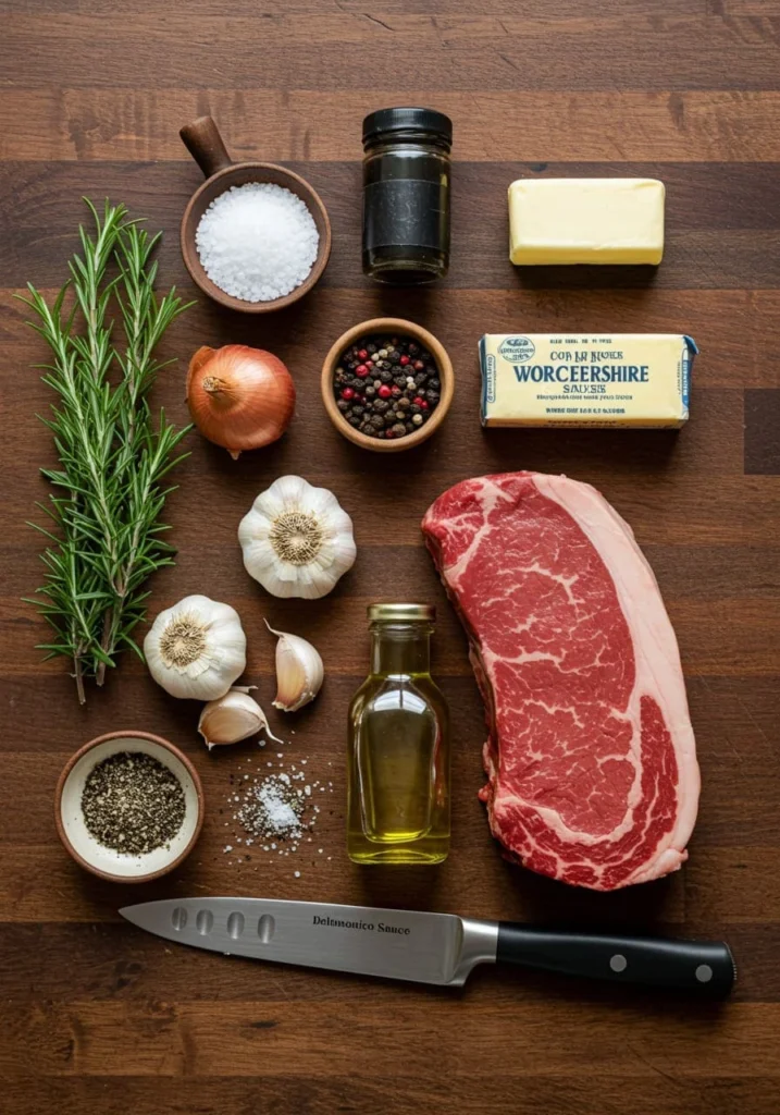 Essential Ingredients for the Perfect Delmonico Steak Recipe